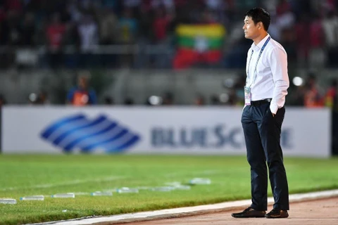 HLV Hữu Thắng của tuyển Việt Nam. (Nguồn: Affsuzukicup)