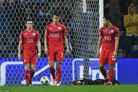 Leicester City thua thảm ở Champions League. (Nguồn: Getty Images)