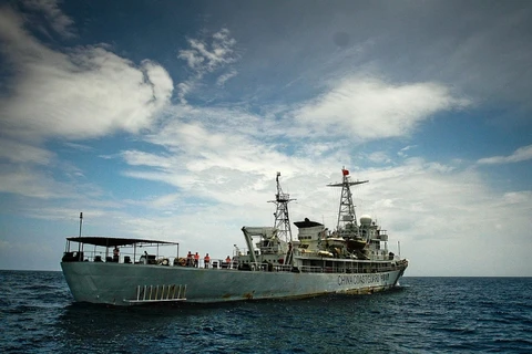 Tàu của Trung Quốc trên biển. (Nguồn: Getty Images)