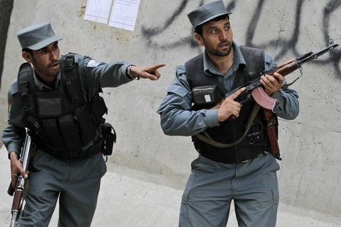 Lực lượng cảnh sát Afghanistan. (Nguồn: AP)