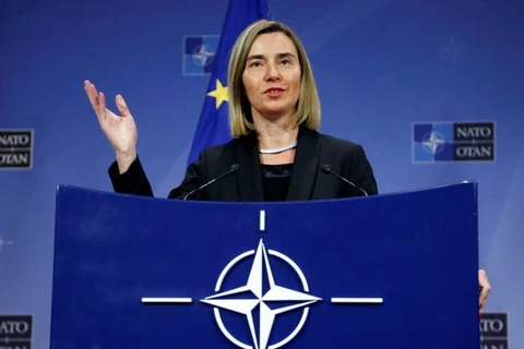 Đại điện cấp cao phụ trách chính sách an ninh và đối ngoại của EU, bà Federica Mogherini. (Nguồn: Reuters)