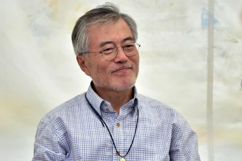 Cựu lãnh đạo Đảng Dân chủ đối lập chính ở Hàn Quốc, ông Moon Jae-in. (Nguồn: AFP)