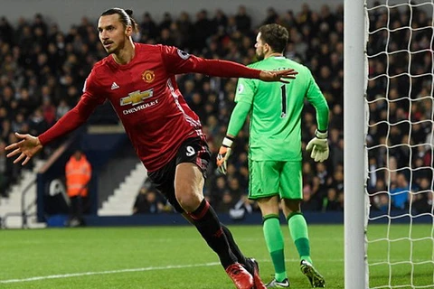 Ibrahimovic lại mang chiến thắng về cho Manchester United. (Nguồn: Getty Images)