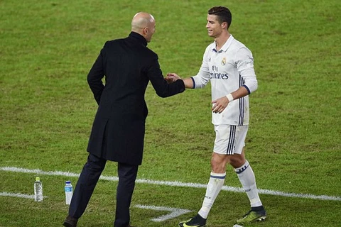 Ronaldo và Zidane tiếp tục gặt hái thành công. (Nguồn: AFp/Getty Images)