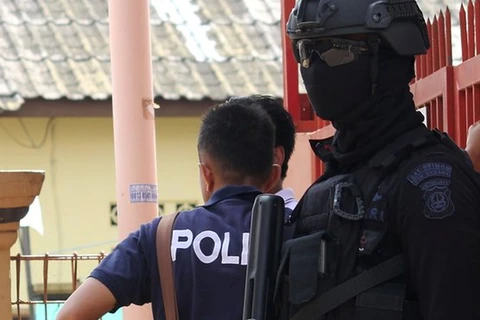 Cảnh sát chống khủng bố Indonesia. (Nguồn: Getty Images)