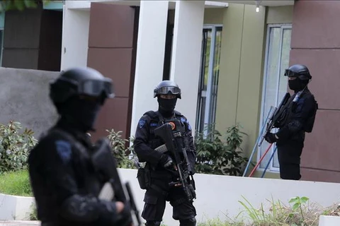 Lượng lượng cảnh sát Indonesia. (Nguồn: aa.com.tr)