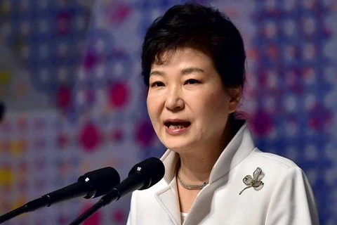 Bà Park Geun-hye. (Nguồn: AP)