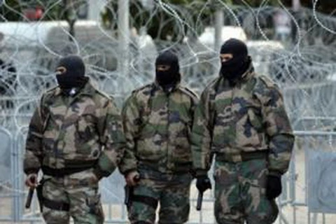 Lực lượng cảnh sát chống khủng bố của Tunisia. (Nguồn: AP)