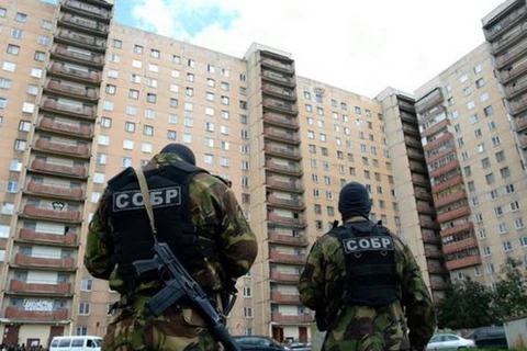 Lực lượng chống khủng bố Nga làm nhiệm vụ. (Nguồn: AFP)