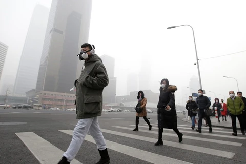 Không khí ở Bắc Kinh ô nhiễm. (Nguồn: qz.com)