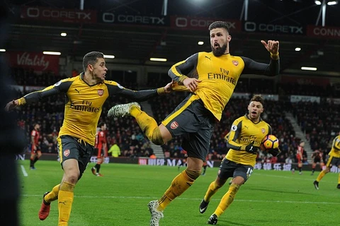 Giroud lại góp công lớn cho Arsenal. (Nguồn: Getty Images)