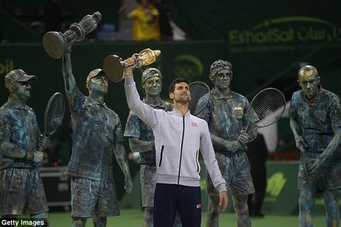 Djokovic giành chức vô địch Qatar Open 2017. (Nguồn: Getty Images)