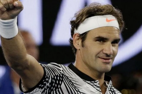 Federer thẳng tiến tứ kết Australian Open 2017. (Nguồn: tennis.com)