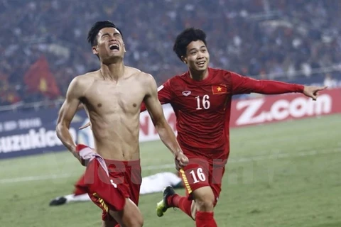 Tuyển Việt Nam sẽ quyết giành vé dự VCK Asian Cup 2019. (Ảnh: Minh Chiến/Vietnam+)