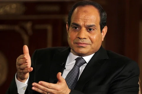 Tổng thống Ai Cập Abdel Fattah al-Sisi. (Nguồn: almanar)