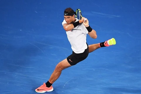 Nadal ghi tên mình vào chung kết Australian Open 2017. (Nguồn: AP)