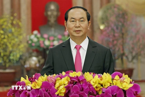 Thư chúc Tết - Xuân Đinh Dậu 2017 của Chủ tịch nước Trần Đại Quang 