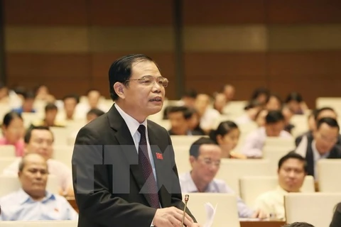 Bộ trưởng Bộ Nông nghiệp và Phát triển nông thôn Nguyễn Xuân Cường. (Ảnh: Phương Hoa/TTXVN)