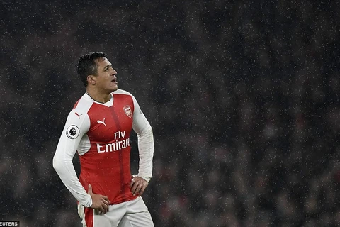 Sanchez không thể giúp Arsenal tránh khỏi thất bại. (Nguồn: Reuters)