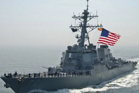 Tàu khu trục của Mỹ. (Nguồn: Wikimedia)