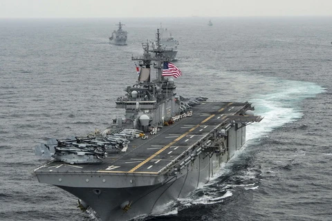 Tàu chiến của Mỹ. (Nguồn: Reuters)
