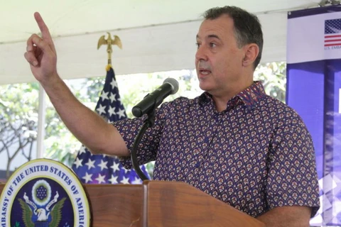 Đại sứ Mỹ tại Campuchia William Heidt. (Nguồn: voacambodia.com)
