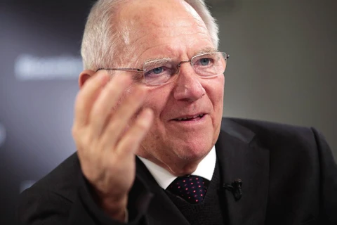 Bộ trưởng Tài chính Đức Wolfgang Schaeuble. (Nguồn: Bloomberg)