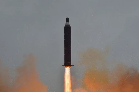 Tên lửa mà Triều Tiên phóng có thể là loại tên lửa tầm trung Musudan. (Nguồn: EPA)