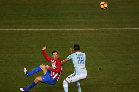 Torres lập siêu phẩm vào lưới Celta Vigo. (Nguồn: Reuters)
