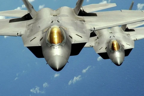 Máy bay tàng hình F-22 của Mỹ. (Nguồn: Reuters)