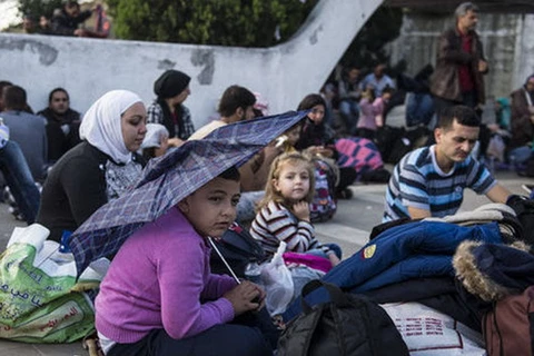 Trong số hơn 4.000 người tị nạn Syria mà Anh đã tiếp nhận, khoảng một nửa là trẻ em. (Nguồn:​ Daily Express)