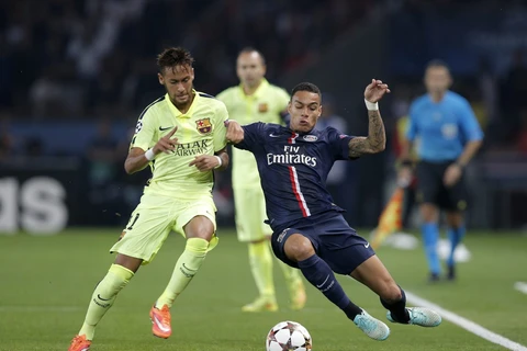 Neymar đã ghi 5 bàn ở 4 trận gần nhất gặp PSG. (Nguồn: Getty Images)