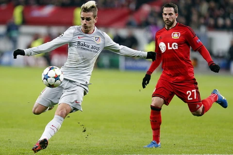 Atletico Madrid tái ngộ Leverkusen. (Nguồn: Getty Images)