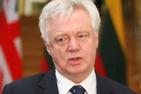 Bộ trưởng phụ trách tiến trình đàm phán đưa Anh rời EU David Davis. (Nguồn: AFP/Getty Images)