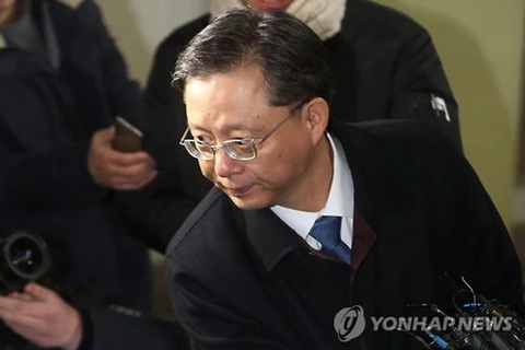 Woo Byung-woo, cựu Thư ký của bà Park. (Nguồn: Yonhap)