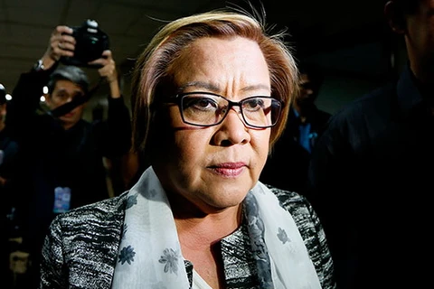 Thượng nghị sỹ Philippines Leila de Lima. (Nguồn: AP)