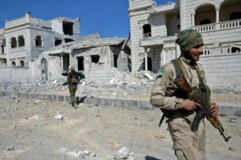 Quân nổi dậy Syria tại Al-bab. (Nguồn: AFP)