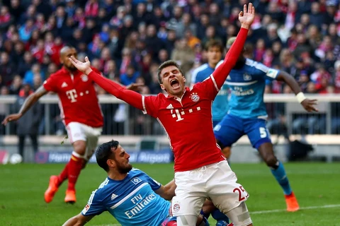 Müller đã chơi ấn tượng dù không ghi được bàn thắng nào. (Nguồn: fcbayern.com)