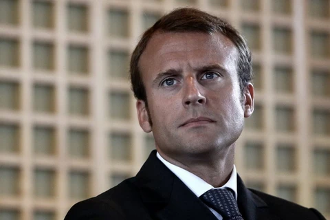 Ứng cử viên trung dung Emmanuel Macron. (Nguồn: Getty Images)
