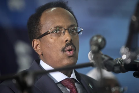 Tân Tổng thống Somalia Mohamed Abdullahi Mohamed chỉ trích sắc lệnh nhập cư mới của Mỹ. (Nguồn: AP)