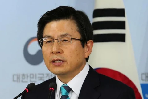 Thủ tướng kiêm quyền Tổng thống Hàn Quốc Hwang Kyo-ahn. (Nguồn: Reuters)