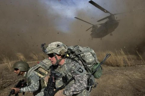 Quân đội Mỹ ở chiến trường Afghanistan. (Nguồn: Ustoday)