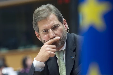 Cao ủy EU phụ trách mở rộng khối Johannes Hahn. (Nguồn: Reuters)