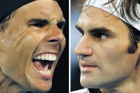 Nadal và Federer cùng quyết thắng để đại chiến ở tứ kết Indian Wells. (Nguồn: AP)