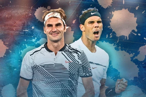 Nadal tái ngộ Federer sau chung kết Australian Open 2017. (Nguồn: Eurosport)