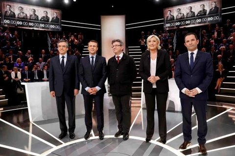 5 ứng cử viên tranh cử Tổng thống Pháp. (Nguồn: Reuters)