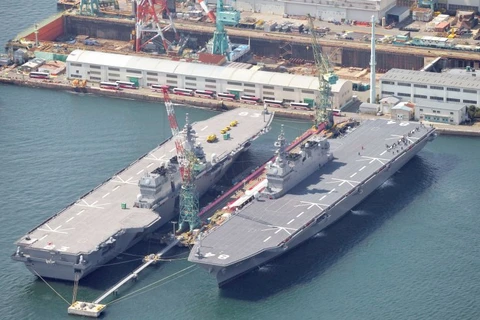 Trung Quốc cảnh giác sau khi Nhật đưa tàu Kaga vào hoạt động. (Nguồn: Reuters)