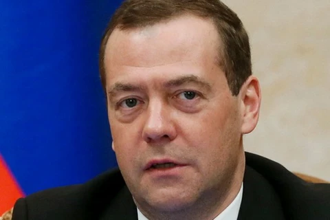 Thủ tướng Nga Dmitry Medvedev. (Nguồn: AP)