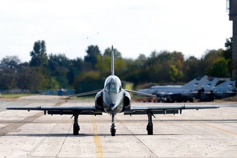 Máy bay quân sự Serbia. (Nguồn: AP)