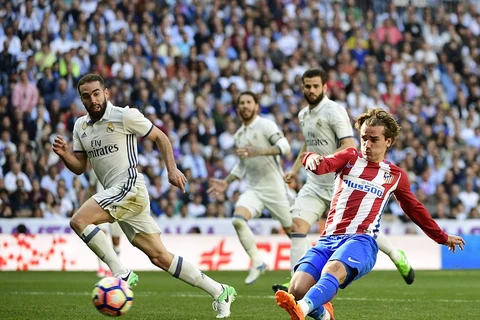 Antoine Griezmann khiến Real phải chia điểm trên sân nhà. (Nguồn: AFP/Getty Images)